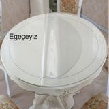 Şeffaf Pvc Kalın Masa Örtüsü Kaymaz Masa Koruyucu 1.3 Mm 2.0 MM