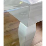 Şeffaf PVC Muşamba Masa Örtüsü, 0.20mm Kalınlık, Kaymaz Kristal Şeffaf Masa Koruyucu Örtü (140 x 230)