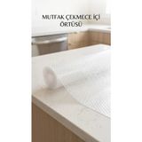 Şeffaf Pvc Raf Kaydırmaz Dolap Içi Çekmece Örtüsü 45X300 cm Koruyucu TKNPX-4342 - Renkli - 45 x 300 cm