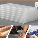 Şeffaf Sıcak Silikon Çubukları, 7 mm x 30 cm, 1 kg, İnce Uç