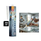 Şeffaf Silikon - 300 Ml - Ayna Cam Yapıştırıcı Vitrin