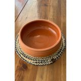 Şeffaf Sırlı Toprak Tava, 25X8 Cm, Elektrikli Fırın Uyumlu - Seçenek 1
