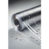 Şeffaf Su Geçirmez PVC Branda – 0.8mm Kalınlık, UV ve Yağmur Dayanımlı, Balkon/Teras/Kış Bahçesi İçin (200 cm x 100 cm)