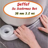 Şeffaf Süper Güçlü Yapıştırıcı Su Sızdırmaz Küvet Lavabo Klozet Banyo Mutfak Kenar Bant Küf Önleyici 2 M