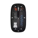 Şeffaf Tasarım Kablosuz Şarjlı Mouse (Bluetooth + Usb Çift Mod)