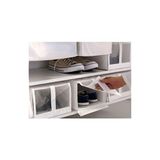 Şeffaf ve Kullanışlı Ayakkabı Kutusu, 10-30 Cm, 34 cm Kapaklı, 22 cm Plastik, Beyaz