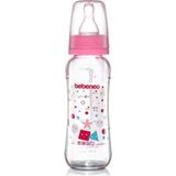 Şeffaf ve Pembe 230 ml Cam Bebek Biberonu, Sağlıklı Beslenme Için Ideal Seçim - Ahşap - Bej