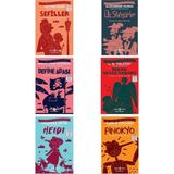 Sefiller - Üç Silahşörler - Heidi - Pinokyo - 6 Kitap Tatil Seti