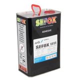 Sefox 1111 Kontakt Yapıştırıcı 3 KG, 3000 Gram. Kumaş, Sünger, Kauçuk, Halı, Deri, Ayakkabı, Çadır, Örtü, Koltuk Kumaşı, Oto Tavan Döşemesi için Genel Amaçlı Yapıştırıcı