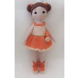Şeftali Bebek Amigurumi Organik Oyuncak