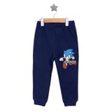 Sega Erkek Bebek Eşofman Alt Sonic Reçme Paça Lacivert 9 Ay -