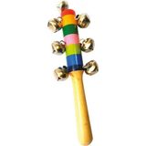 Segah Müzik Ahşap Saplı El Zili - Eğitici Oyuncak - Orff Aleti