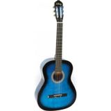 Segah Müzik Mavi Gitar - 4/4 Boy Öğrenci Gitarı Kılıf Ve Pena Hediye !