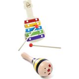 Segah Müzik Ritim Seti - 4 - Orff Set Marakas-Ksilofon
