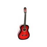 Segah Müzik Solak Kırmızı Renk Klasik Gitar - 4/4 Boy Öğrenci Gitarı Kılıf ve Pena Hediye !