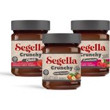Segella Çilekli Meyve Parçacıklı, Frambuaz Meyve Parçacıklı ve Fındık Parçacıklı Kakaolu Fındık Kreması 350gr (3 Adet) - 1,05 kg