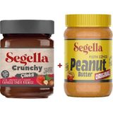 Segella Çilekli Meyve Parçacıklı Kakaolu Fındık Kreması ve %100 Fıstık Ezmesi Original 350gr (2 Adet) - 350 gr