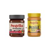 Segella Çilekli Meyve Parçacıklı Kakaolu Fındık Kreması ve %100 Fıstık Ezmesi Original 350gr (2 Adet)