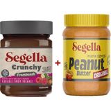 Segella Frambuaz Meyve Parçacıklı Kakaolu Fındık Kreması ve %100 Fıstık Ezmesi Original 350gr (2 Adet) - 350 gr