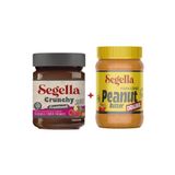 Segella Frambuaz Meyve Parçacıklı Kakaolu Fındık Kreması ve %100 Fıstık Ezmesi Original 350gr (2 Adet)