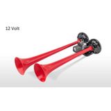 Seger 12V 80Ah Düz Ses Havalı Korna Ikili