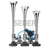 Seger " 24 Volt Arap Korna Krom Üçlü Havalı Seger 82Eh2400 24V