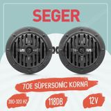 Seger 70E 12 V 390 320 HZ 118 DB Süpersonic Korna