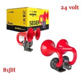 SEGER 81JH 24v ÇİFT BOYNUZ KORNA DAF,VABİS,MAN,SCANIA,MARİN