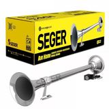 SEGER-82Mh Marin Havalı Korna 24V, Krom Borulu