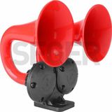 SEGER-EKS Seger 81jh çiftboynuz havalı korna 24volt ramhorn kırmızı