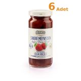 Seğmen Şekeri Meyveden Çilek Reçeli Kavanoz 270g x 6 Adet