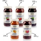 Seğmen Şekeri Meyveden Reçel Paketi 5’li – Çilek, Böğürtlen, Ahududu, Vişne ve Kayısı 270 G - 1,35 kg