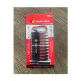 Segnan Hnz Köln Bits Mıknatıslı Tork Uç Seti Tork Uç Takımı T6Mm Den T40 Kadar 11Pcs
