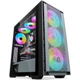 Segotep Gank 360 Siyah 750W 80+ Bronze PCIE 5.1 Midi Tower Kasa (ARGB Fan)
