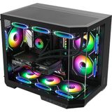 Segotep Lumi 3T ARGB Fanlı Beyaz 750 W Micro ATX Gaming Bilgisayar Kasası