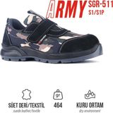 Segura Army SGR-511 S1 Siyah İş Ayakkabısı