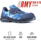 Segura Army SGR-515 S1 Mavi Siyah İş Ayakkabısı