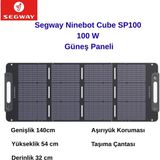 Segway Ninebot Cube SP100 100 W Güneş Paneli - GÜCÜ 100 WATT