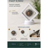 Segy Home Renkli Desenli Katlanabilir Mıknatıslı Cep Kancası El Çantaları için Tutucu Masa El Çantası Askısı - Desen 4