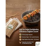 Segy Home Segyhome Dayanıklı Mangal Şişi | Kebap Tavuk Şiş Barbekü Sunum Çubuğu/ Çöp Şiş / Doğal %100 Kargı Çubuk(Sazlıktan)