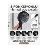 segyhome 5 Fonksiyonlu Filtreli / Klor ve Kireç Önleyici Yüksek Basınçlı Tasarruflu Banyo Duş Başlığı