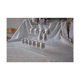 seha pleksi merdiven raf 3 mm 45cm genişlik 3 katlı stand - Şeffaf - 440 ml