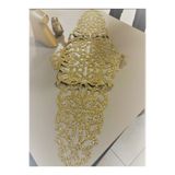 SEHARA 100x40 Runner, Işıltılı Lux/gold Simli