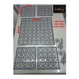 SEHARA Sehpa Örtü Seti/1ad.(60X60CM) Kare Orta Sehpa Runnerı,4 Ad.(33X33CM) Zigon Örtüsü/toplam 5 Parça/