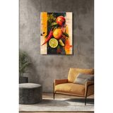 Şehber Modern Dekoratif Tekli Kanvas Duvar Tablosu Dikey Yemek Odası Mutfak Restoran - 40 x 60
