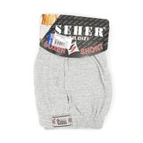 Seher 10 Adet Gri Renk Penye Boxer