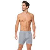 Seher 3 Adet Gri Renk Paçalı Boxer Gri XL