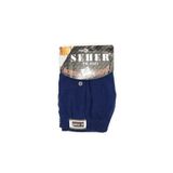 Seher 3 Adet Lacivert Renk Penye Boxer Mavi S