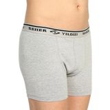 Seher-3'lü Seher Erkek Elastan Boxer-Gri-L