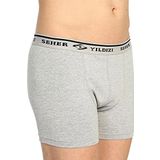 Seher-3'lü Seher Erkek Elastan Boxer-Gri-M